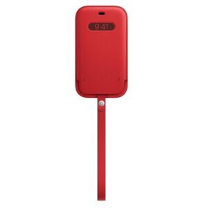Apple iPhone 12 and 12 Pro Leather Sleeve with MagSafe Red